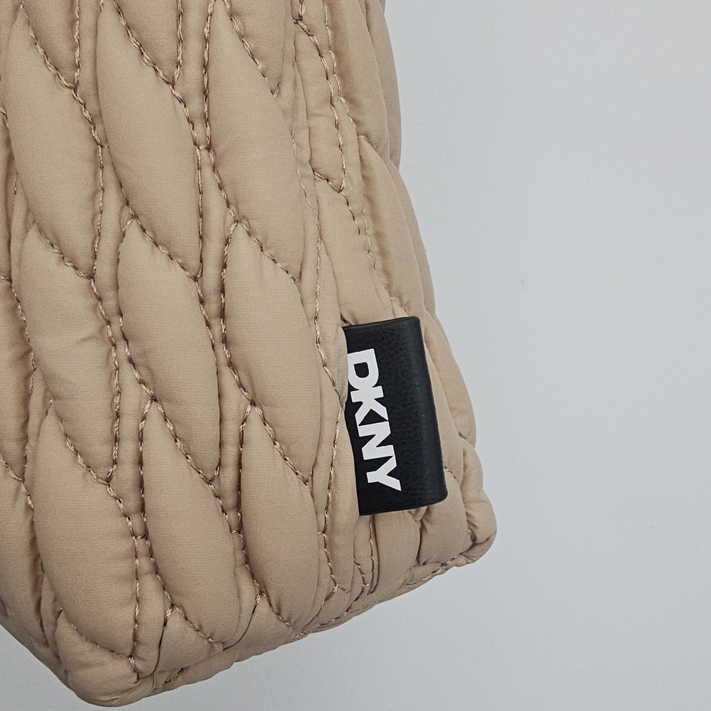 DKNY Beige Quilted Crossbody Bag - Picture 4 of 7